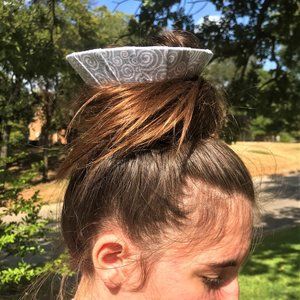 Silver Swirl Hair Crown